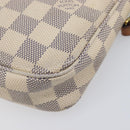 LOUIS VUITTON Damier Azur Pochette Accessoires Pouch N41207 LV Auth 208034A-12