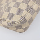 LOUIS VUITTON Damier Azur Pochette Accessoires Pouch N41207 LV Auth 208034A-13