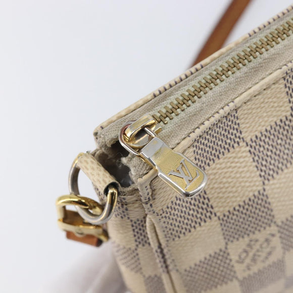LOUIS VUITTON Damier Azur Pochette Accessoires Pouch N41207 LV Auth 208034A