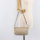 LOUIS VUITTON Damier Azur Pochette Accessoires Pouch N41207 LV Auth 208034A-21