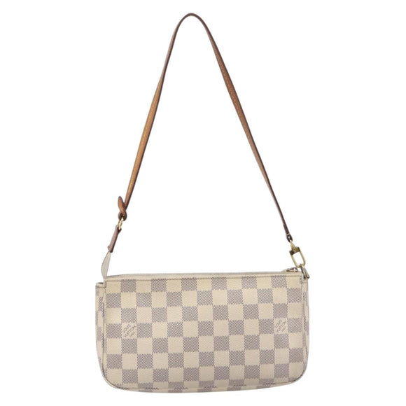LOUIS VUITTON Damier Azur Pochette Accessoires Pouch N41207 LV Auth 208034A