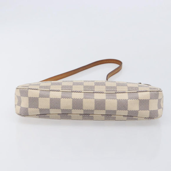 LOUIS VUITTON Damier Azur Pochette Accessoires Pouch N41207 LV Auth 208034A