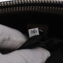 PRADA Hand Bag Leather 2way Brown Silver Auth 208035-29