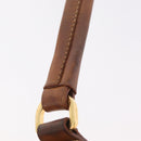 PRADA Tote Bag Canvas Beige Gold Auth 208037-10