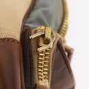 PRADA Tote Bag Canvas Beige Gold Auth 208037-26