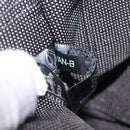 HERMES Her Line PM Hand Bag Canvas Gray Silver Auth 208040A-21