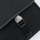 PRADA Shoulder Bag Nylon Black Silver Auth 208041A-20
