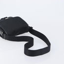 PRADA Shoulder Bag Nylon Black Silver Auth 208041A-7