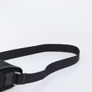 PRADA Shoulder Bag Nylon Black Silver Auth 208041A-14