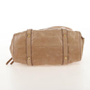 Miu Miu Hand Bag Vitellolux 2way Beige Gold Auth 208045V-12