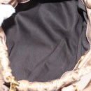 Miu Miu Hand Bag Vitellolux 2way Beige Gold Auth 208045V-20