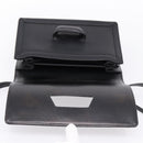 LOEWE Shoulder Bag Leather Black Gold Auth 208050V-15