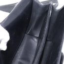 LOEWE Shoulder Bag Leather Black Gold Auth 208050V-19