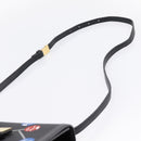 LOEWE Shoulder Bag Leather Black Gold Auth 208050V-8