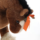 HERMES Elmy MM Stuffed Polyester Brown Auth 208051M-14