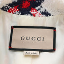GUCCI Jacket Tweed 38 White Auth 208052M-14