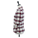 GUCCI Jacket Tweed 38 White Auth 208052M-3