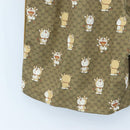 GUCCI Micro GG Canvas Fujiko Pro Pants Polyester L Beige Auth 208053SAM-11