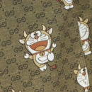 GUCCI Micro GG Canvas Fujiko Pro Pants Polyester L Beige Auth 208053SAM-13