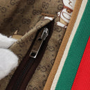 GUCCI Micro GG Canvas Fujiko Pro Pants Polyester L Beige Auth 208053SAM-14