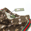 GUCCI Micro GG Canvas Fujiko Pro Pants Polyester L Beige Auth 208053SAM-15