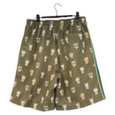 GUCCI Micro GG Canvas Fujiko Pro Pants Polyester L Beige Auth 208053SAM-2
