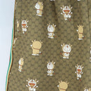 GUCCI Micro GG Canvas Fujiko Pro Pants Polyester L Beige Auth 208053SAM-5
