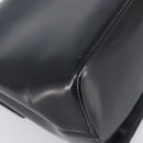 GIVENCHY Hand Bag Leather Black Gold Tone Auth 208062-13