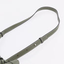 LOEWE Hammock Mini Hand Bag Leather 2way Khaki Auth 208064A-13