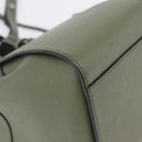 LOEWE Hammock Mini Hand Bag Leather 2way Khaki Auth 208064A-19