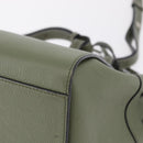 LOEWE Hammock Mini Hand Bag Leather 2way Khaki Auth 208064A-20