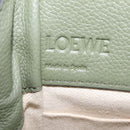 LOEWE Hammock Mini Hand Bag Leather 2way Khaki Auth 208064A-25