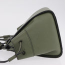 LOEWE Hammock Mini Hand Bag Leather 2way Khaki Auth 208064A-8