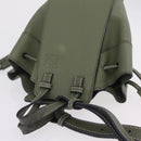 LOEWE Hammock Mini Hand Bag Leather 2way Khaki Auth 208064A-9