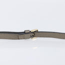 LOEWE Shoulder Bag Leather Gold Auth 208065-11