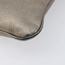 LOEWE Shoulder Bag Leather Gold Auth 208065-14