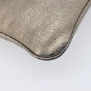 LOEWE Shoulder Bag Leather Gold Auth 208065-17
