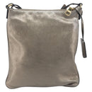 LOEWE Shoulder Bag Leather Gold Auth 208065-3