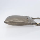 LOEWE Shoulder Bag Leather Gold Auth 208065-4