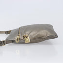 LOEWE Shoulder Bag Leather Gold Auth 208065-5