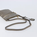LOEWE Shoulder Bag Leather Gold Auth 208065-7
