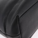 CHANEL Chain Shoulder Tote Bag Leather Black Gold Tone CC Auth 208068V-17
