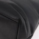 CHANEL Chain Shoulder Tote Bag Leather Black Gold Tone CC Auth 208068V-18