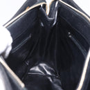 CHANEL Chain Shoulder Tote Bag Leather Black Gold Tone CC Auth 208068V-22