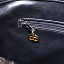 CHANEL Chain Shoulder Tote Bag Leather Black Gold Tone CC Auth 208068V-27