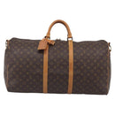 LOUIS VUITTON Monogram Keepall Bandouliere 60 Boston Bag M41412 LV Auth 208069A-2
