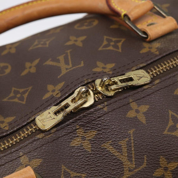 LOUIS VUITTON Monogram Keepall Bandouliere 60 Boston Bag M41412 LV Auth 208069A