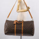 LOUIS VUITTON Monogram Keepall Bandouliere 60 Boston Bag M41412 LV Auth 208069A-28