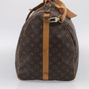 LOUIS VUITTON Monogram Keepall Bandouliere 60 Boston Bag M41412 LV Auth 208069A-4