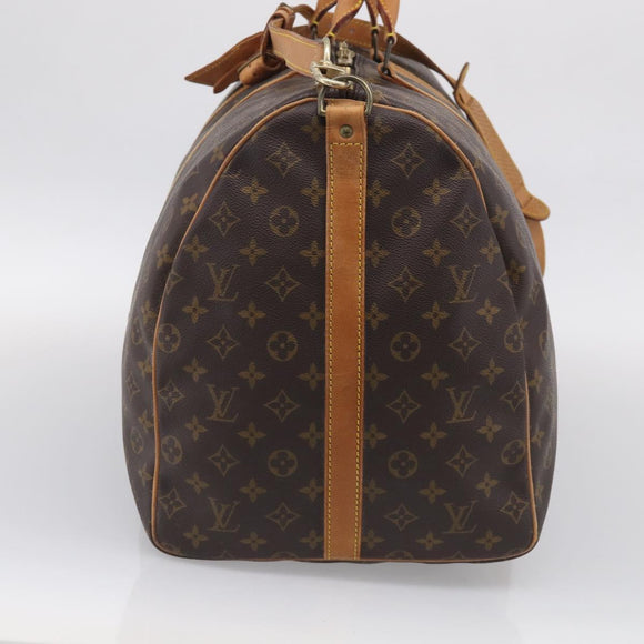 LOUIS VUITTON Monogram Keepall Bandouliere 60 Boston Bag M41412 LV Auth 208069A
